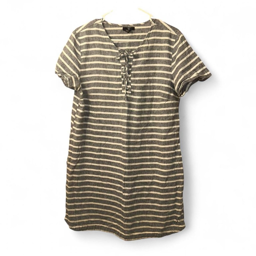 GAP Striped Midi Dress